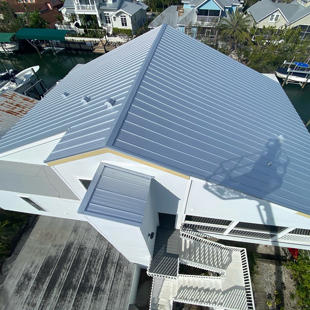 Metal roofing example