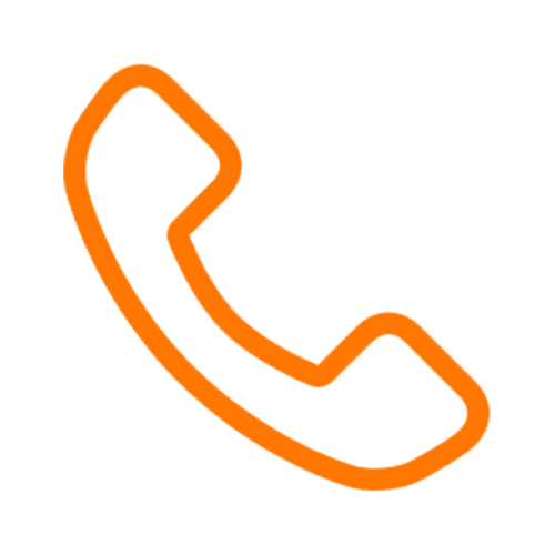 orange phone icon
